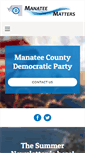 Mobile Screenshot of manateecountydemocrats.com